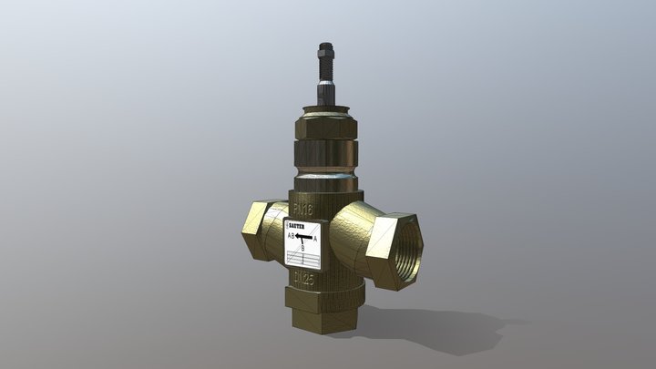 Ventil 3D Model