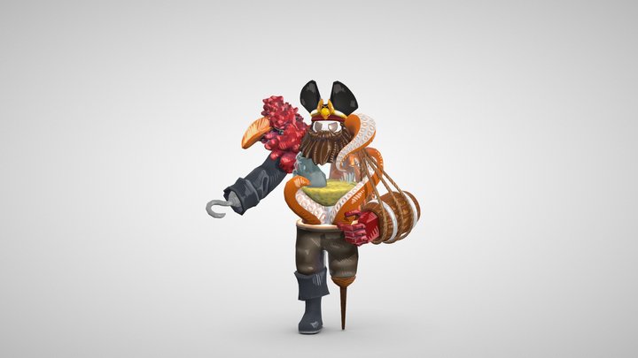 pirate golem 3D Model