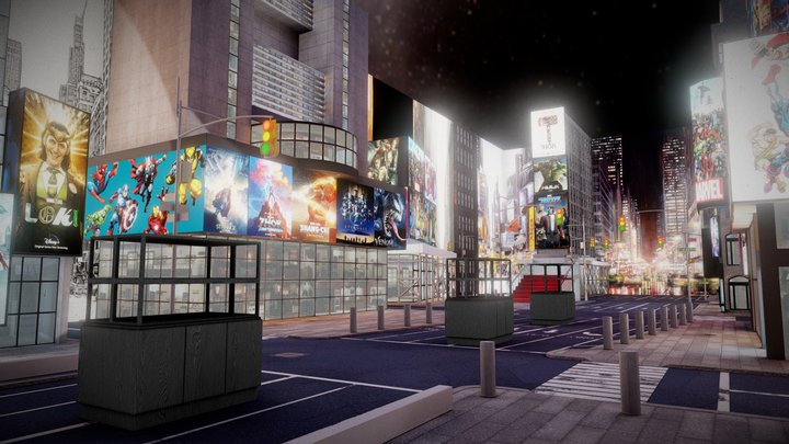NEW YORK_TimeSquare 3D Model