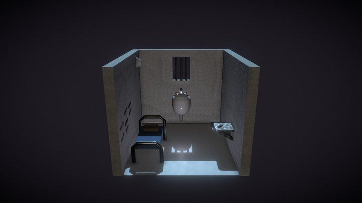 Abandoned Jail Cell 3D Model