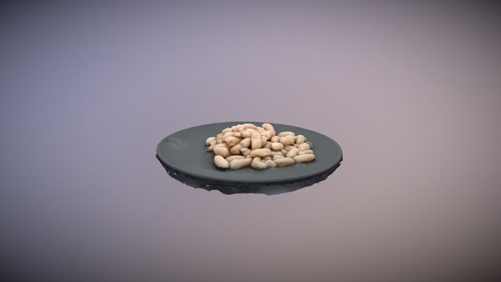 judias con spray 3D Model