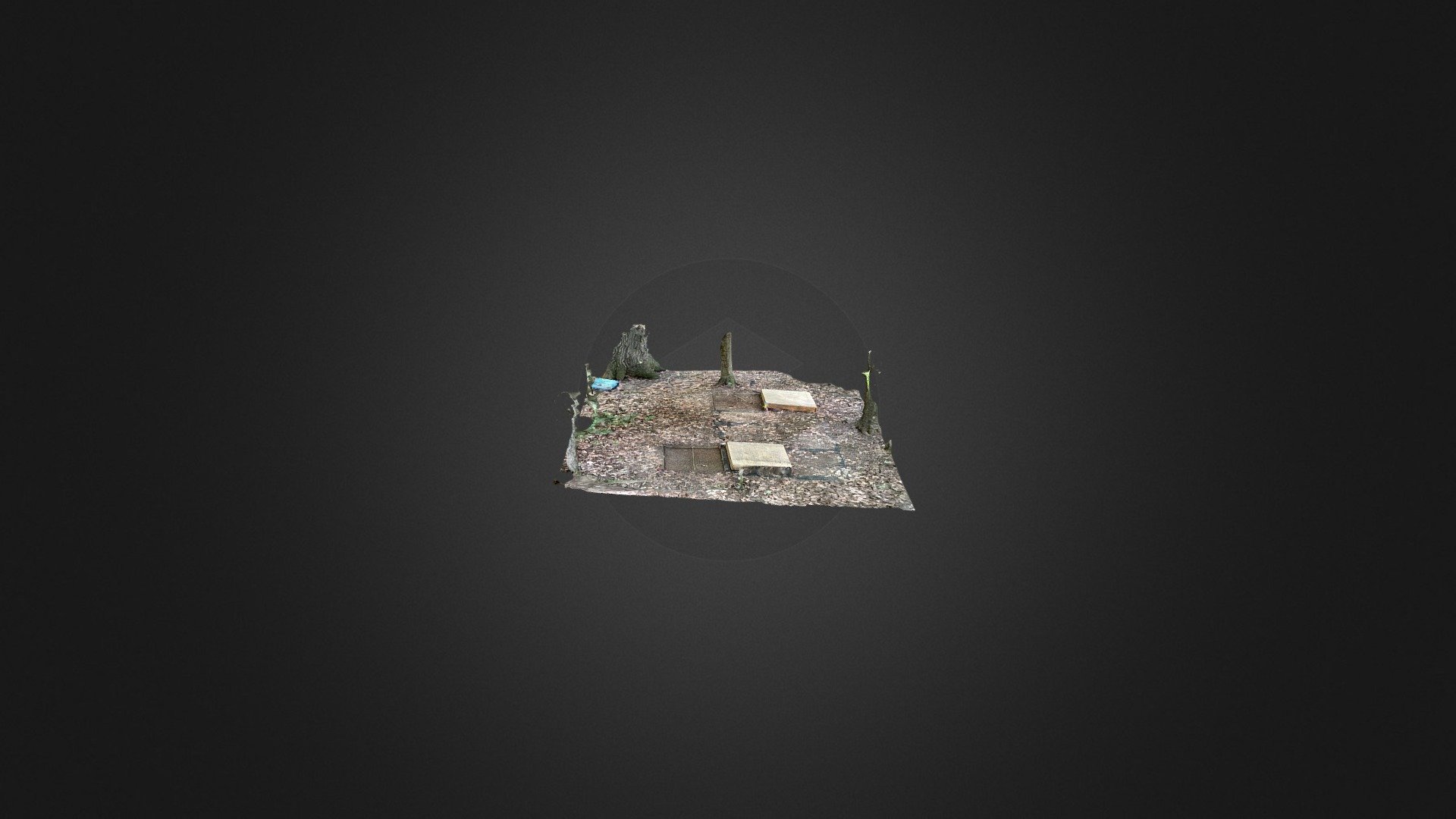 Rallye archéologique - Site de fouille (ST6) — Sketchfab embed 3D viewer