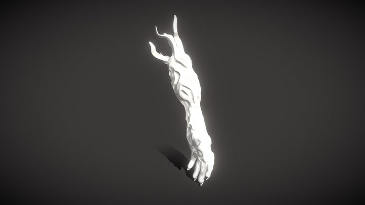 stylized hand glove 3D Model