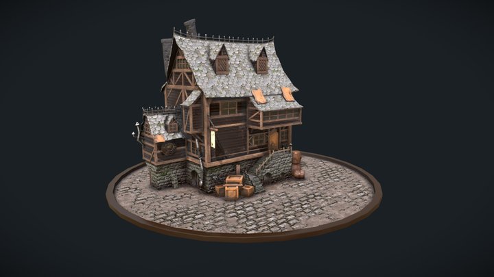 Fantasy Tavern 3D Model