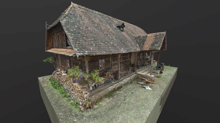 House Busić, Staro selo Topusko, Croatia, EU 3D Model