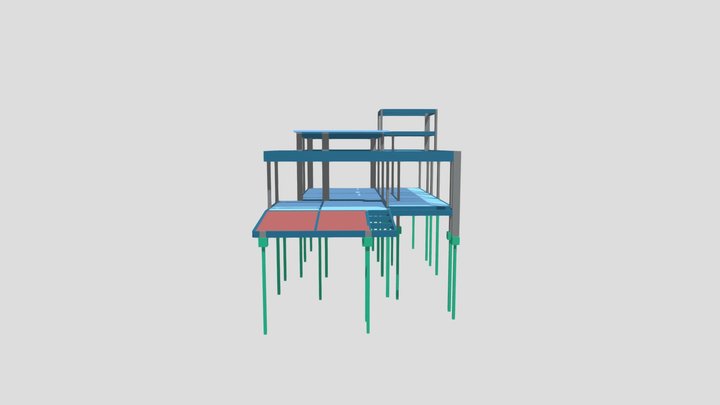 Modelo 3D - Projeto Estrutural - Canasvieiras 3D Model