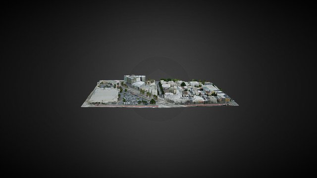 Duboce Triangle 3D Model