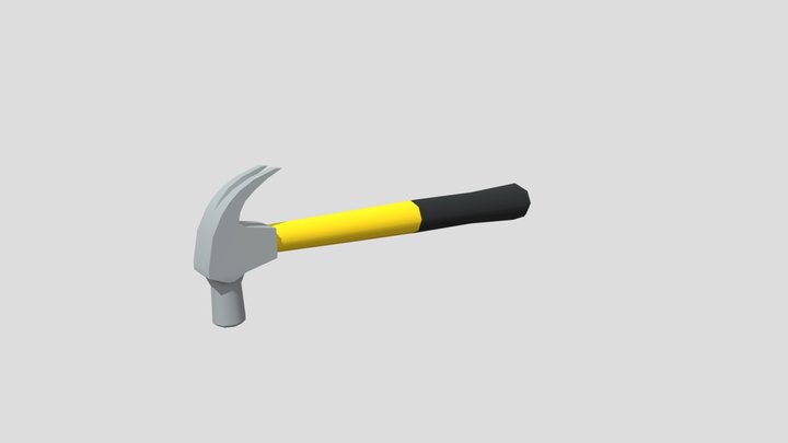 Simple Hammer 3D Model