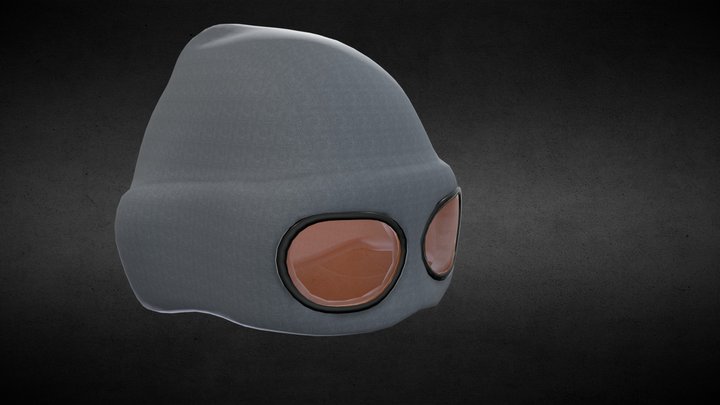Sunvisor Knit Cap 3D Model