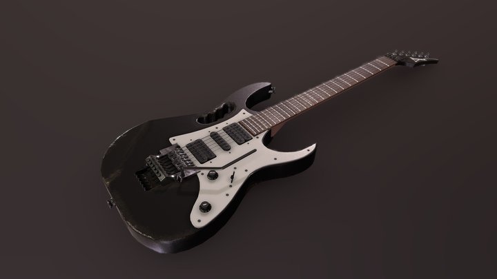 ibanez jem guitar 3D Model