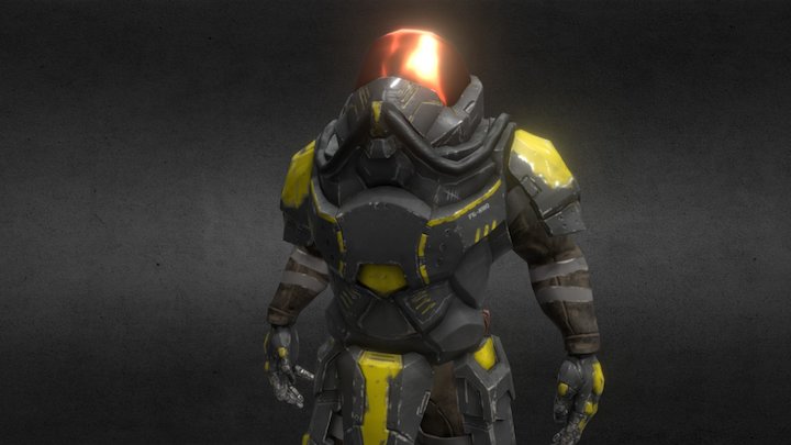 Hazard Unit (Free model) 3D Model