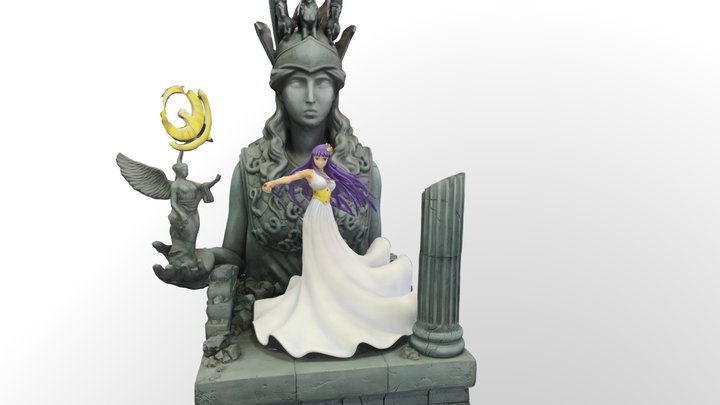 Saint Seiya Athéna HQS+ by TSUME 3D Model