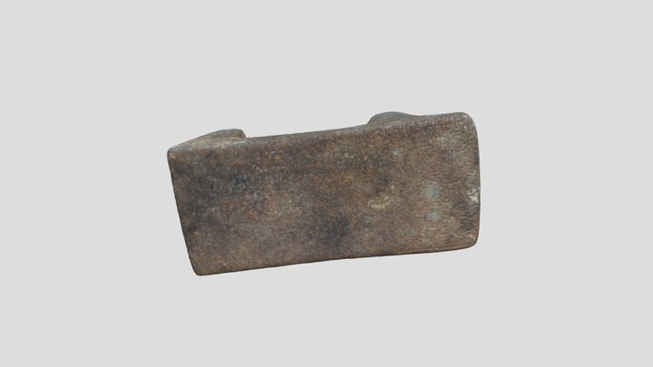 Ancient Stone Stool 3D Model