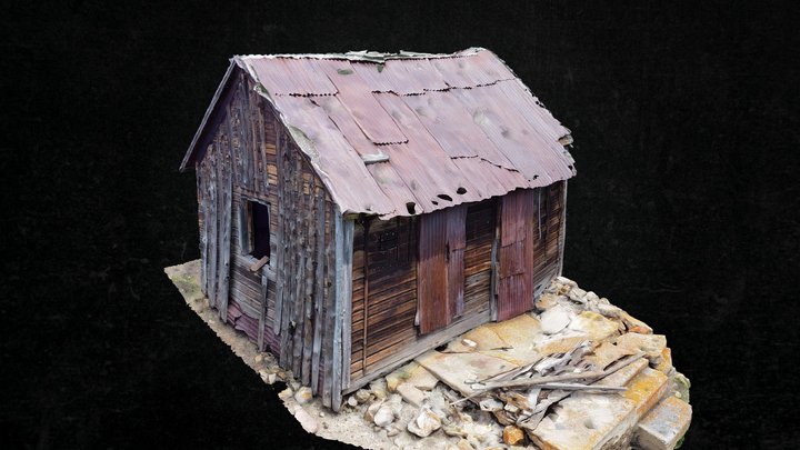 The Dorothy Rodgers cabin. 3D Model