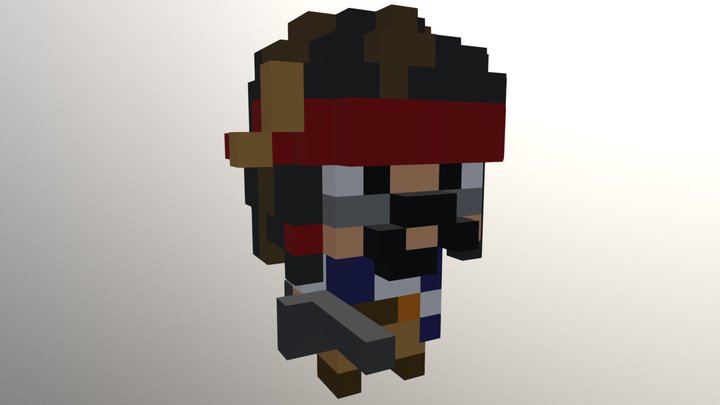 Captain Jack Sparrow 3D Model