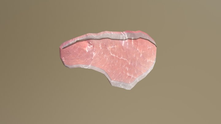 Raw steak 3D Model
