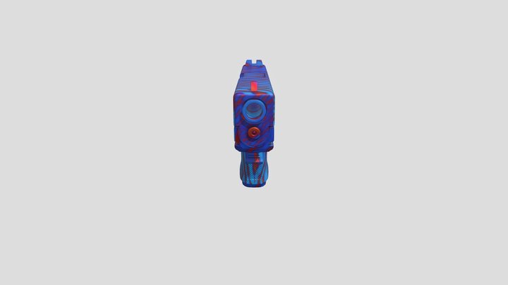 Damascus Pistol 3D Model