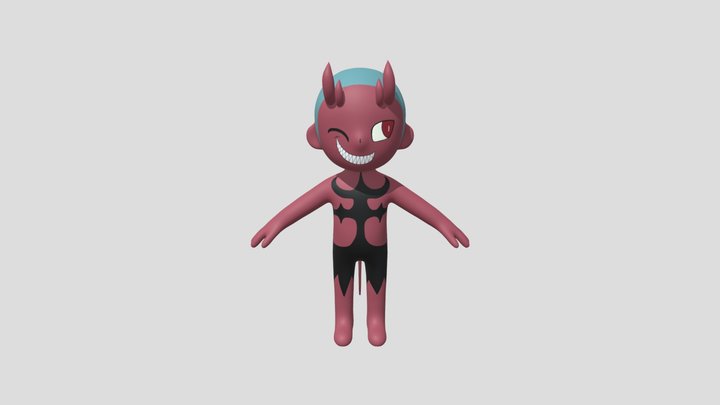 Demon boy 3D Model