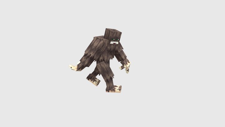 Bigfoot - Minecraft 3D Model