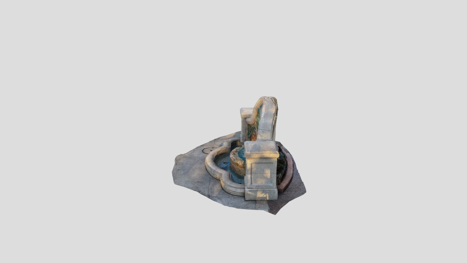 New York water works fountain