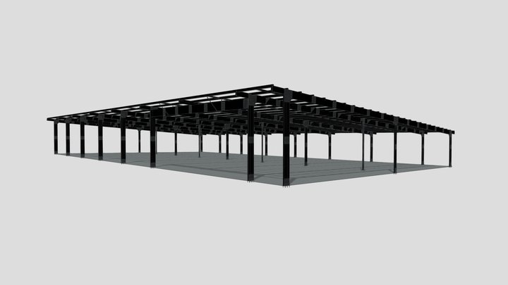 28 x 49m Feedpad 3D Model