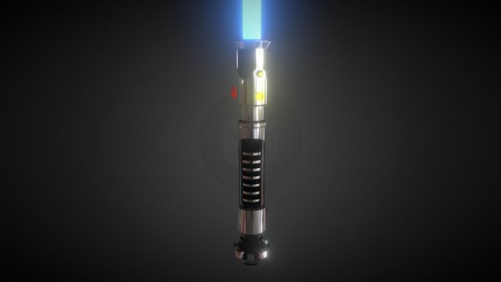 Lightsaber - Obi Wan Kenobi 3D Model