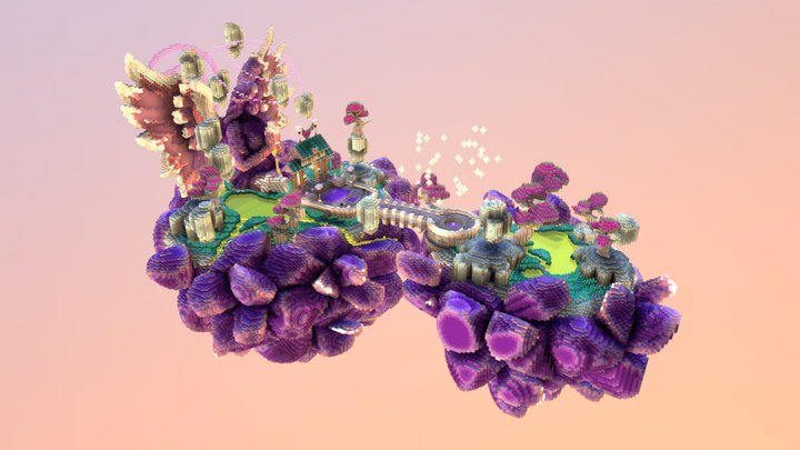 Angelique Amethyst 3D Model