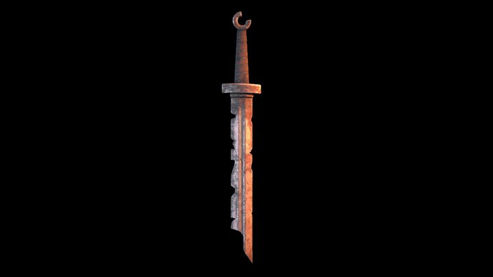 Dark Souls sword fan art 3D Model