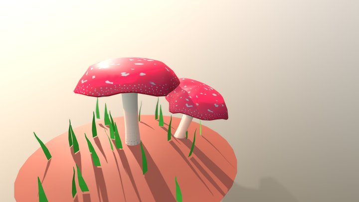 fly agaric 3D Model