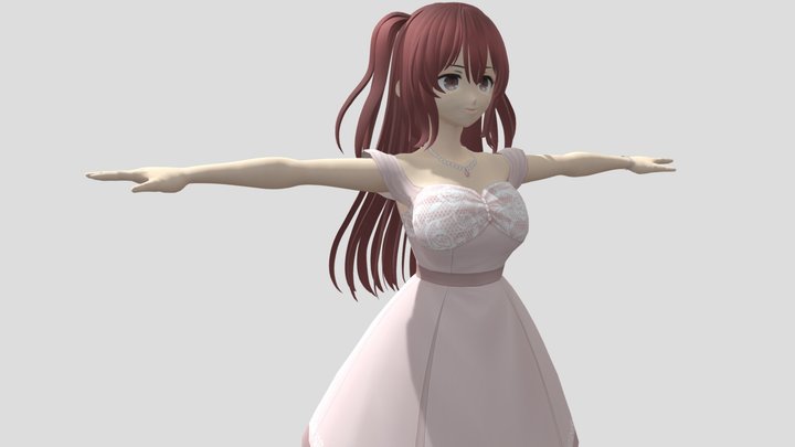 Wedding Dress 3d Models Sketchfab 1885