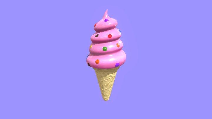 Ice Cream 3D Model