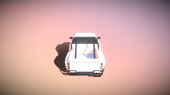 Pickup Truck (Commercial Vehicle) 3D Model