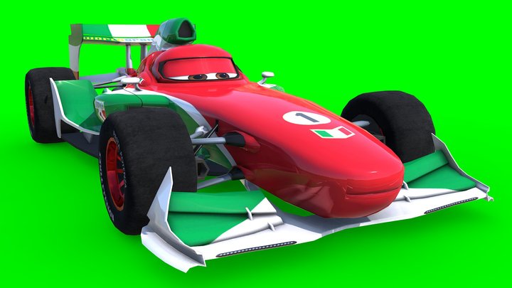 Better Cars 2 game Francesco Bernoulli model 3D Model