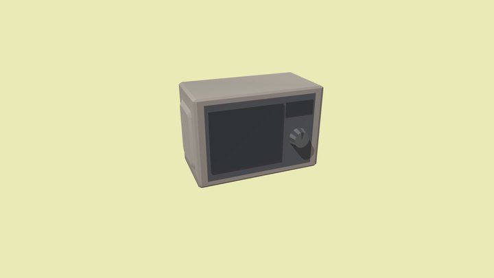 Microwave Asset 3D Model