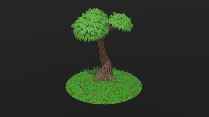 Stylized Tree 3D Model