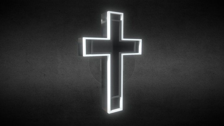 Cross [low-poly] - by smakologg 3D Model