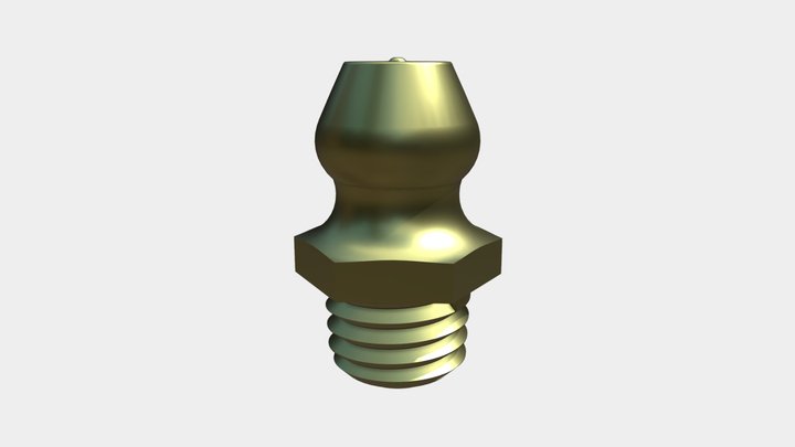 H1641 Grease Fitting 3D Model