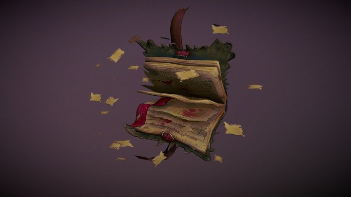 Monster book 3D Model