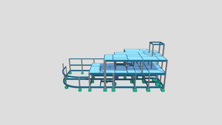 Projeto Estrutural 3D Model