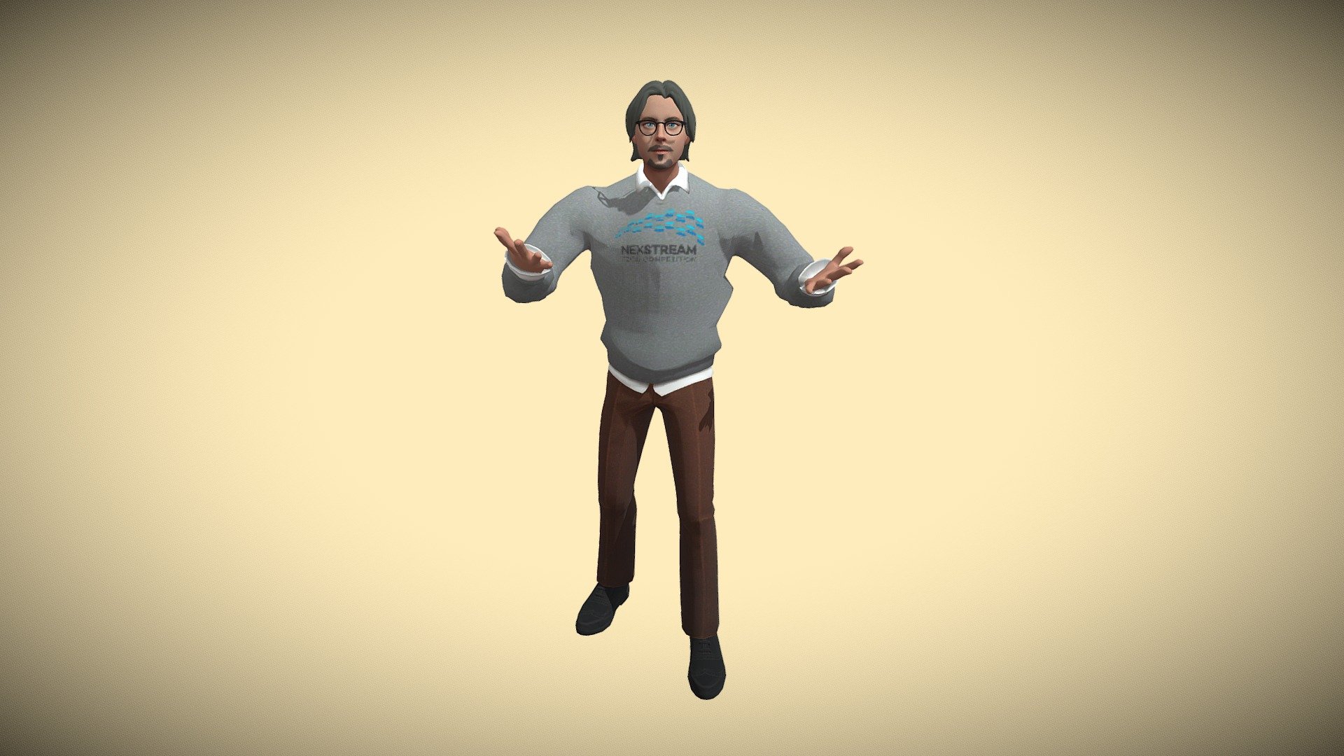 Animated Gerry Chicalo Standing & Talking