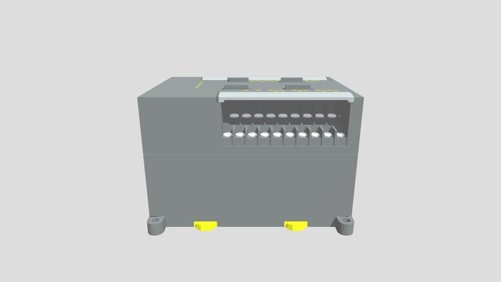 PLC_Omron_Monochrome 3D Model