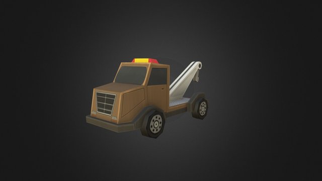 Tow Truck 3D Model