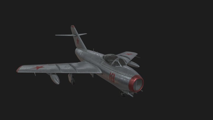 Mig-15 3D Model