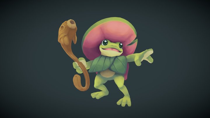 Lily the Bubblemancer 3D Model