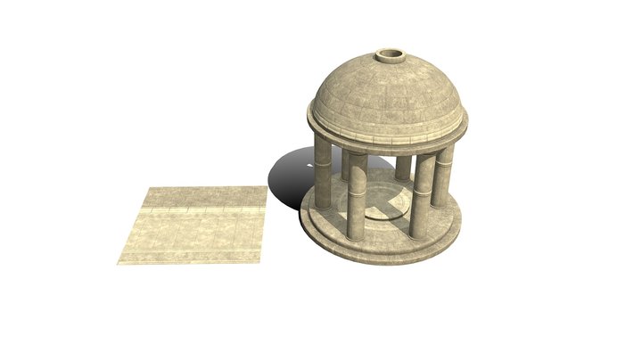 Temple Trim Sheet 3D Model