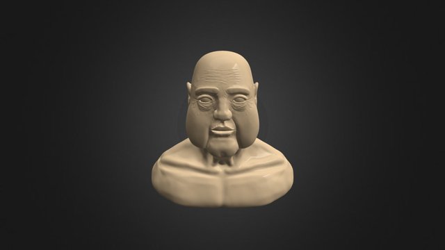 Old asian 3D Model
