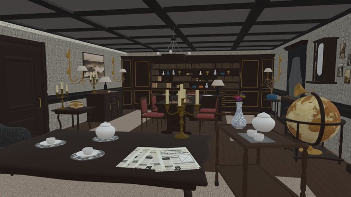 GAME READY CABINET ASSET – Free 3D Model STL