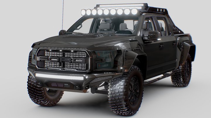 Ford F-150 Raptor 2018 3D Model