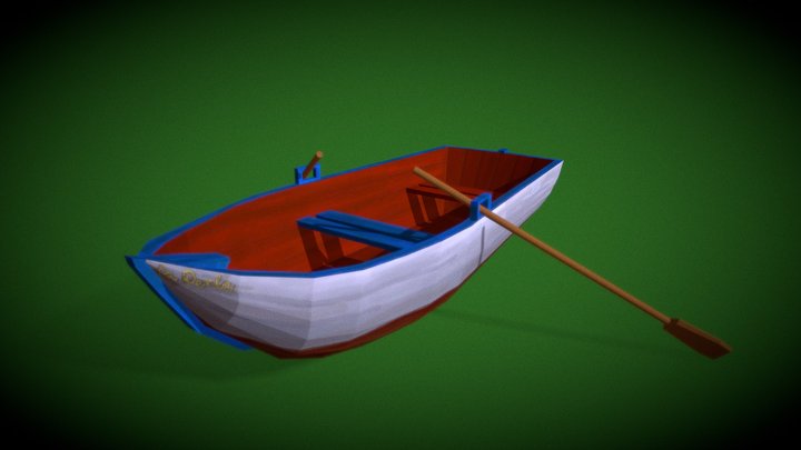 Fisherman Boat 3D Model