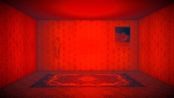 Horror Soviet Room 3D Model